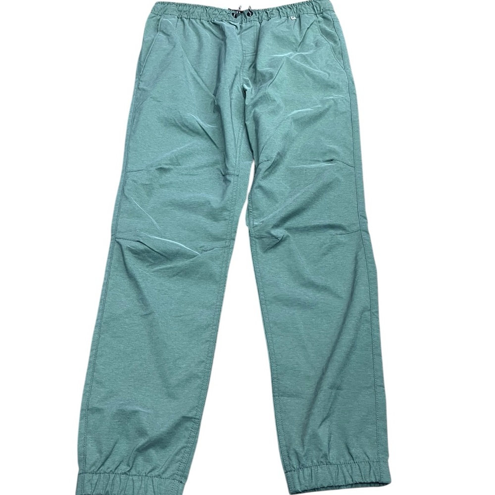 Hurley Pacer Stretch Twill Joggers Water Repellent Green Size Large